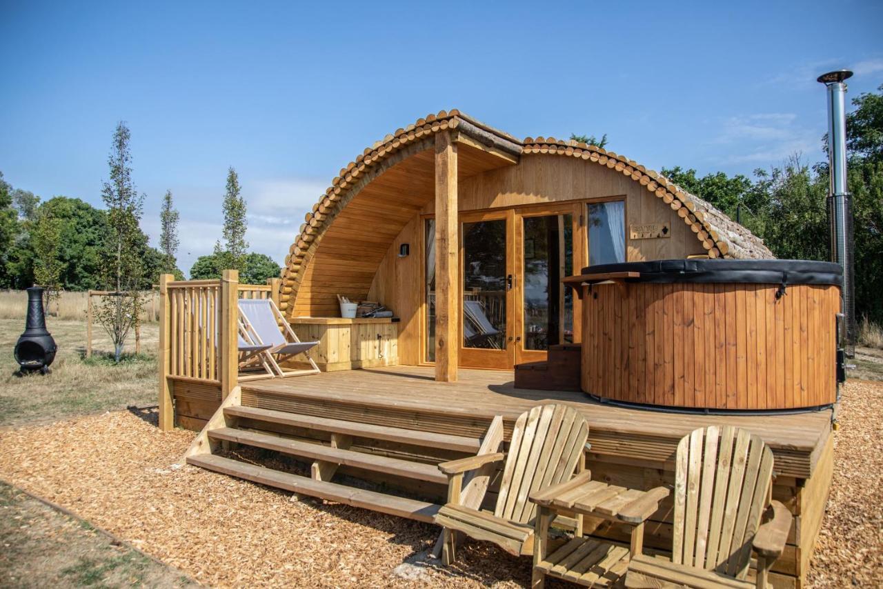Barnhorn Glamping Villa Hooe Ngoại thất bức ảnh